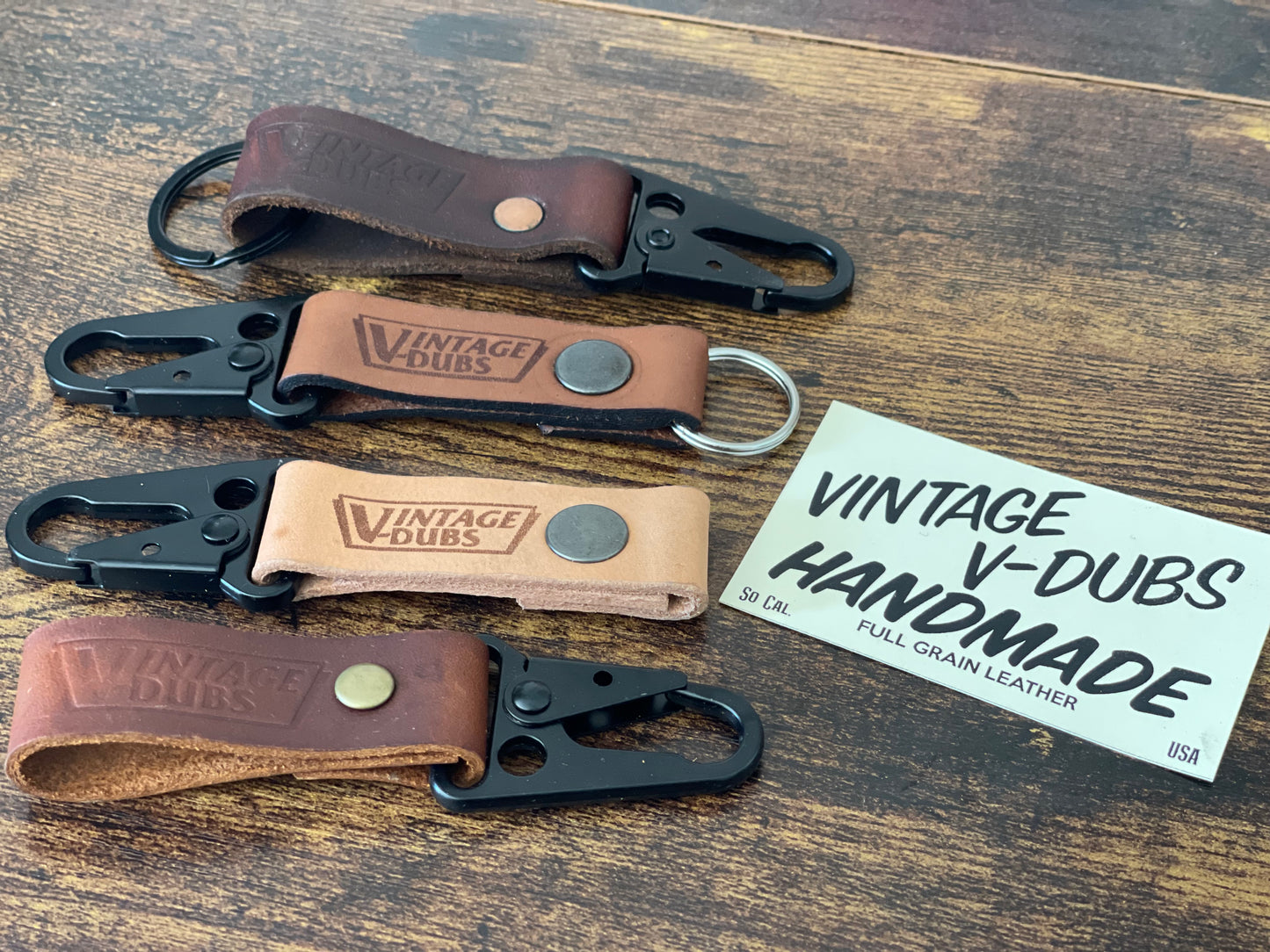 VVD Leather Keychain