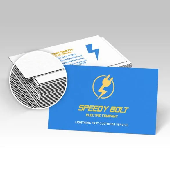 Custom Black Edge Business Cards