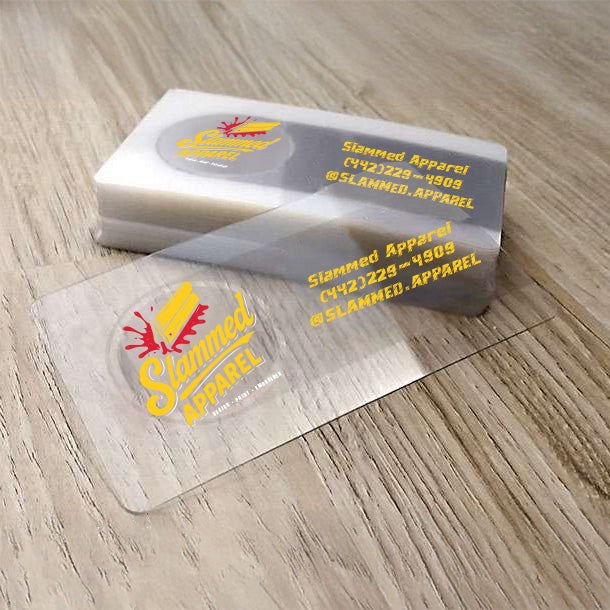 Custom Plastic Business Cards (Rounded Corners)