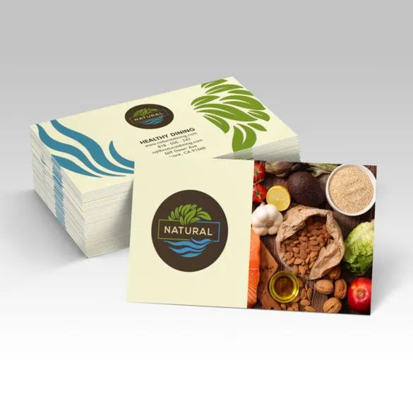 Custom Natural Business Cards